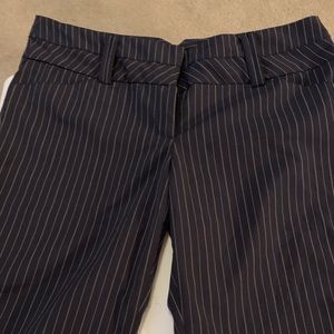 Blue and white professional shorts/capris